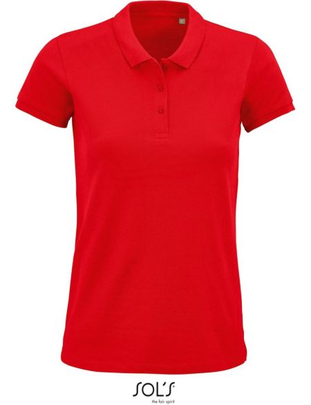 Damen-Poloshirt Sols Planet Women weiß
