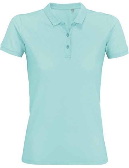 Damen-Poloshirt Sols Planet Women arktisches Blau