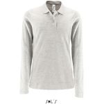 Damen-Poloshirt mit langen Ärmeln Sols Perfect LSL Women Ash