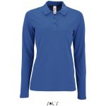 Damen-Poloshirt mit langen Ärmeln Sols Perfect LSL Women Königsblau