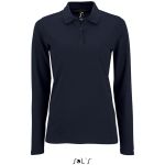 Damen-Poloshirt mit langen Ärmeln Sols Perfect LSL Women French Navy