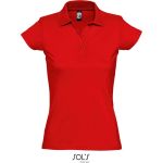 Damen-Poloshirt Sols Prescott Women rot
