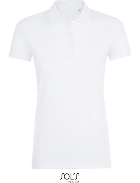 Damen-Poloshirt Sols Phoenix Women weiß