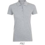 Damen-Poloshirt Sols Phoenix Women grau meliert