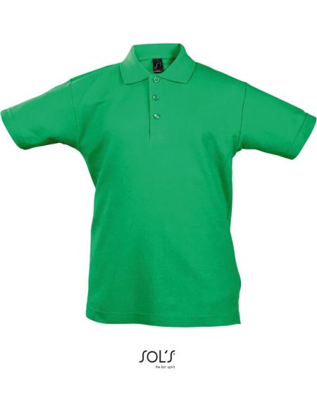 Kinderpoloshirt Sols Summer Kids II Kelly Green