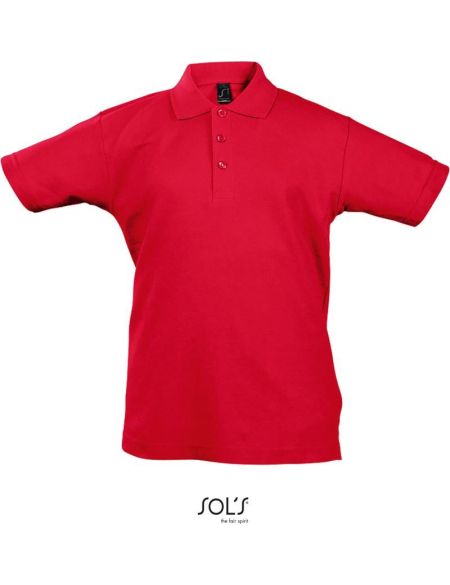 Kinderpoloshirt Sols Summer Kids II rot