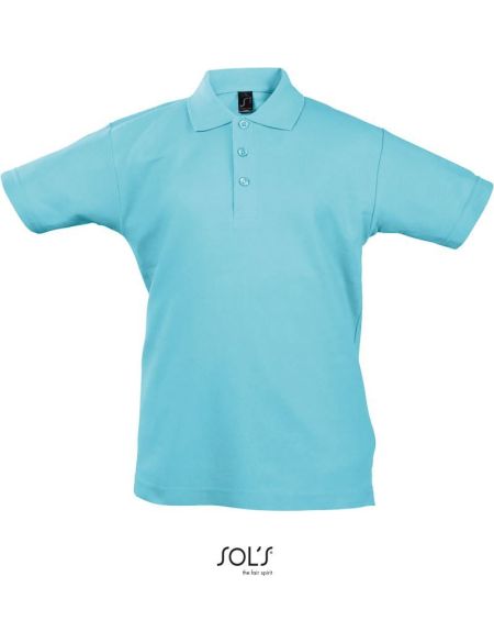 Kinderpoloshirt Sols Summer Kids II atollblau