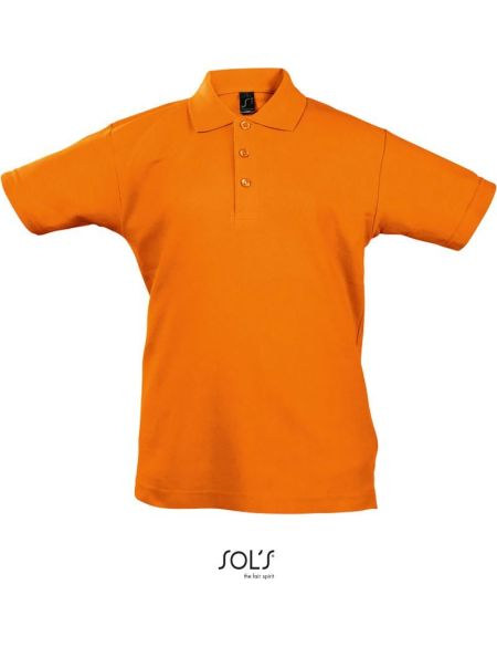 Kinderpoloshirt Sols Summer Kids II orange