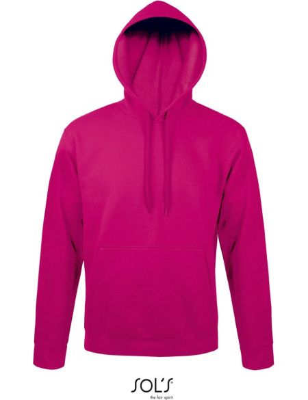 Fuchsiafarbenes Unisex-Sweatshirt von Sols Snake
