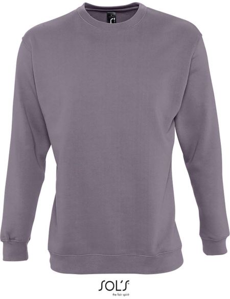 Sols New Supreme flanellgraues Unisex-Sweatshirt