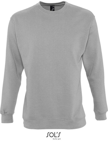 Sols New Supreme Unisex-Sweatshirt in Graumelange