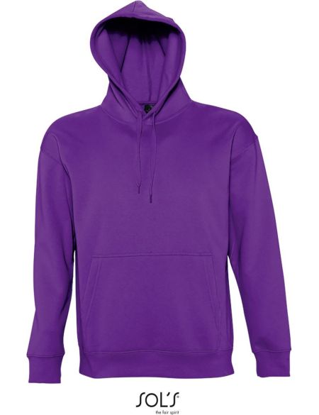Sols Slam Unisex-Sweatshirt dunkellila