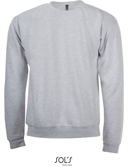 Sols Spider grau meliertes Unisex-Sweatshirt