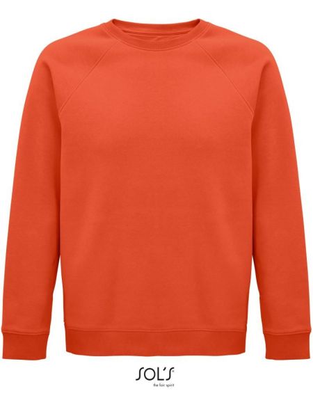 Sols Space Bio-Unisex-Sweatshirt in gebranntem Orange