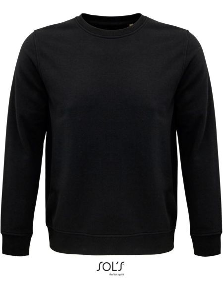 Sols Comet Unisex Bio-Sweatshirt schwarz