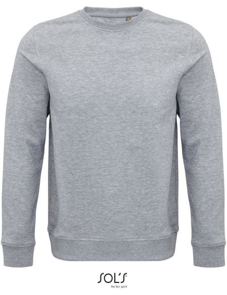 Sweatshirt Unisex Bio Sols Comet grau meliert