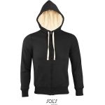 Unisex-Kapuzenpullover Sols Sherpa schwarz