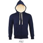 Sols Sherpa French Navy Unisex Kapuzenpullover