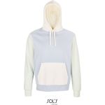 Bio-Sols Collins cremeblauer Unisex-Hoodie