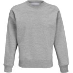 Sols Authentic grau meliertes Unisex-Oversize-Sweatshirt
