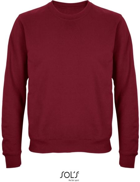 Sols Columbia burgunderrotes Unisex-Sweatshirt