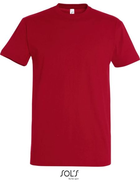 Herren T-Shirt Sols Imperial tangorot