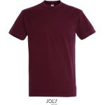 Herren T-Shirt Sols Imperial Burgunderrot