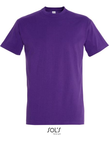 Dunkelviolettes Herren-T-Shirt von Sols Imperial