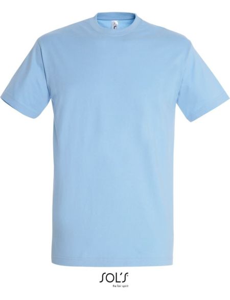 Himmelblaues Herren-T-Shirt von Sols Imperial