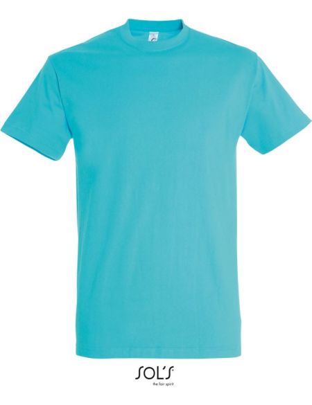 Herren T-Shirt Sols Imperial Atollblau