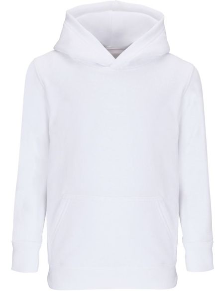 Kinder-Sweatshirt mit Kapuze Sols Condor Kids weiß