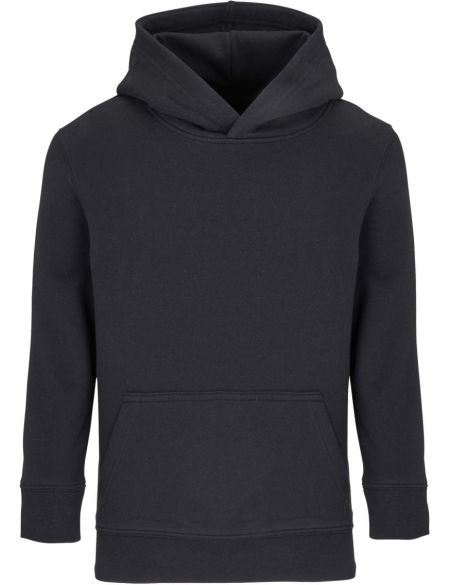 Kinder-Sweatshirt mit Kapuze Sols Condor Kids schwarz