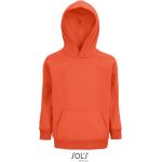 Kinder-Sweatshirt mit Kapuze Bio Sols Stellar Kids gebranntes Orange