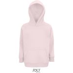 Bio-Sweatshirt „Sols Stellar“ in Blassrosa mit Kapuze für Kinder