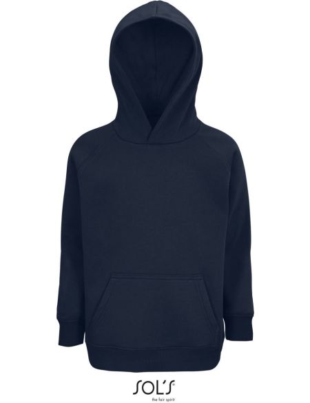 Bio-Kapuzenpullover Sols Stellar für Kinder in französischer Marineblau