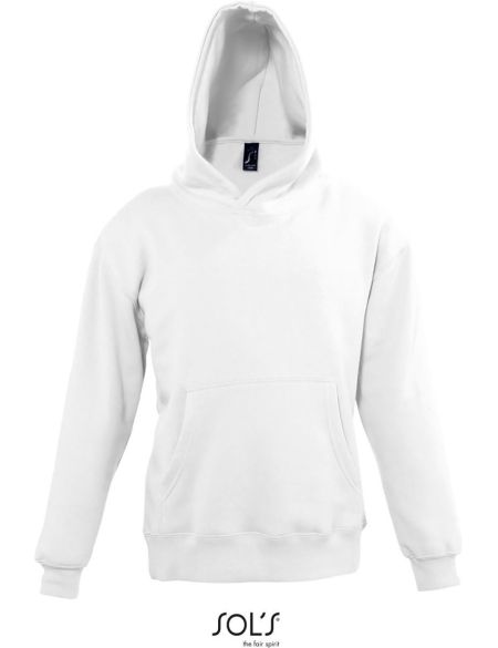 Kinder-Sweatshirt mit Kapuze Sols Slam Kids weiß