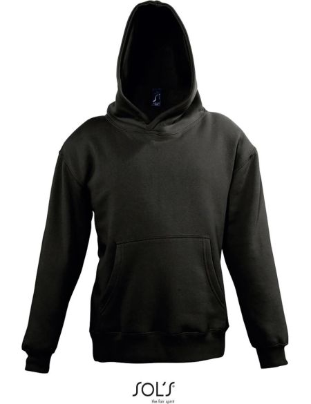 Kinder-Sweatshirt mit Kapuze Sols Slam Kids schwarz