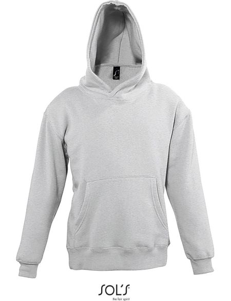 Kinder-Sweatshirt mit Kapuze Sols Slam Kinder grau meliert