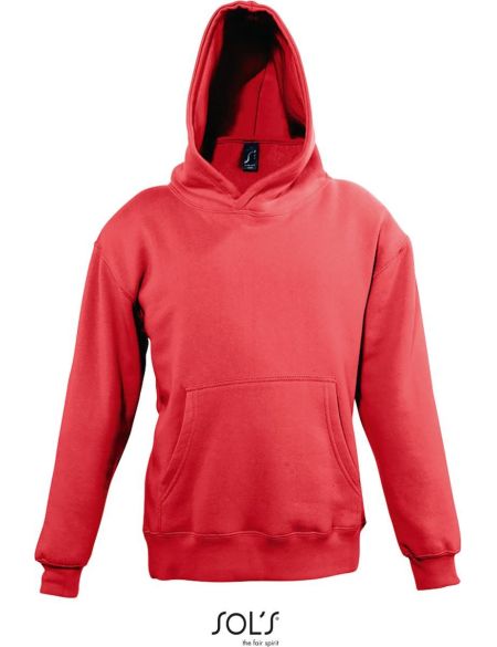 Kinder-Sweatshirt mit Kapuze Sols Slam Kids weiß