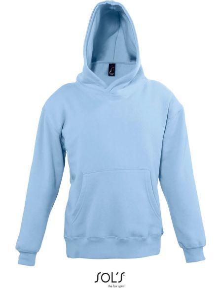 Kinder-Sweatshirt mit Kapuze Sols Slam Kids Himmelblau