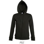 Damen-Sweatshirt mit gefütterter Kapuze Sols Seven Women schwarz