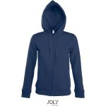 Damen-Sweatshirt mit gefütterter Kapuze Sols Seven Women French Navy