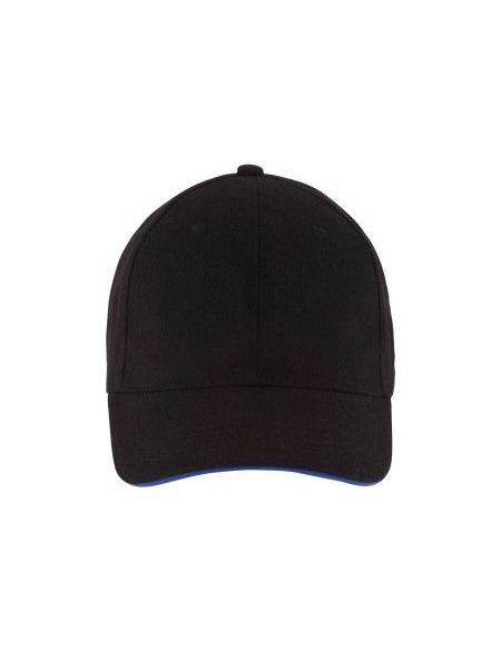 Baseballkappe Sols Buffalo schwarz/königsblau