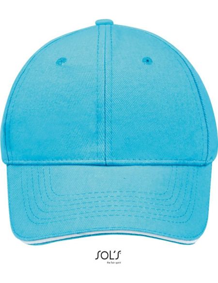 Baseballkappe Sols Buffalo türkis/weiß