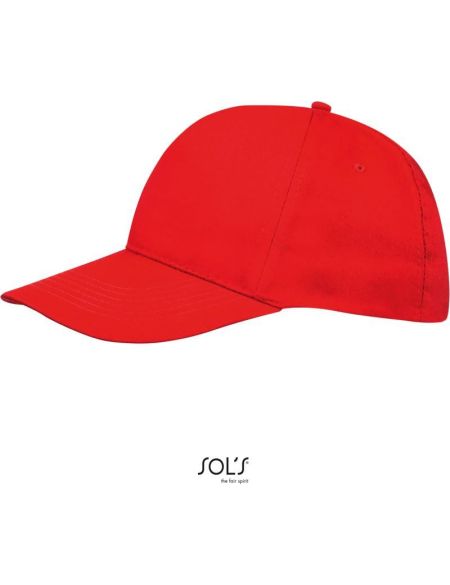 Baseballkappe Sols Sunny rot
