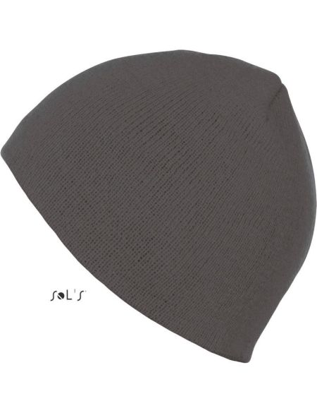 Sols Bronx dunkelgraue Unisex-Kappe