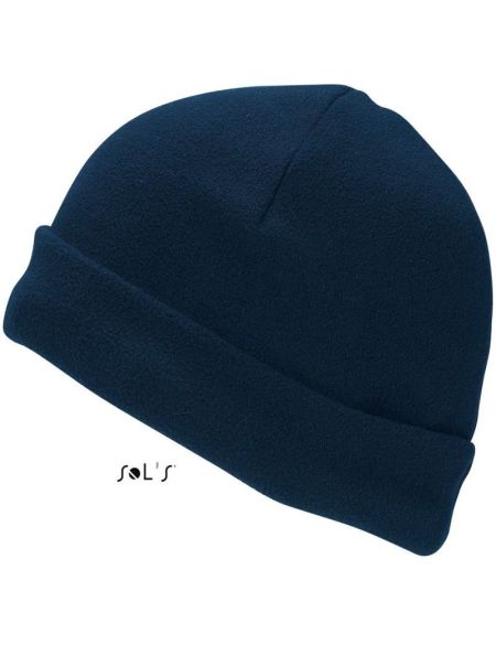 Unisex Fleecemütze Sols Serpico 55 C schwarz