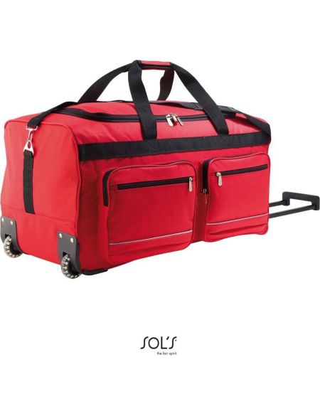 Reisetasche auf Rollen Sols Voyager schwarz