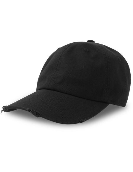 Kappe Atlantis Dad Hat Destroyed-S schwarz