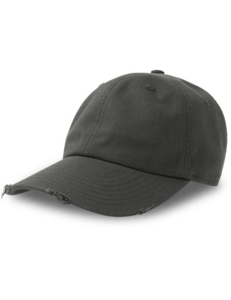 Kappe Atlantis Dad Hat Destroyed-S dunkelgrau